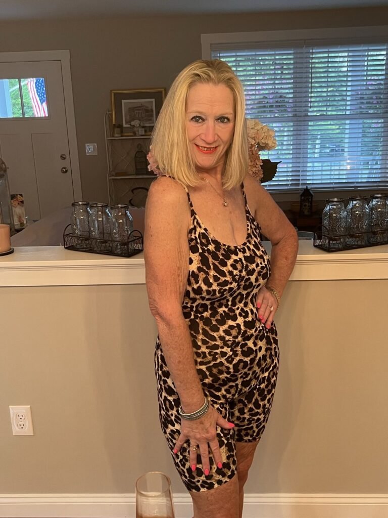 66 YEAR OLD PORN STAR DANIELLE DUBONNET( leopard print)