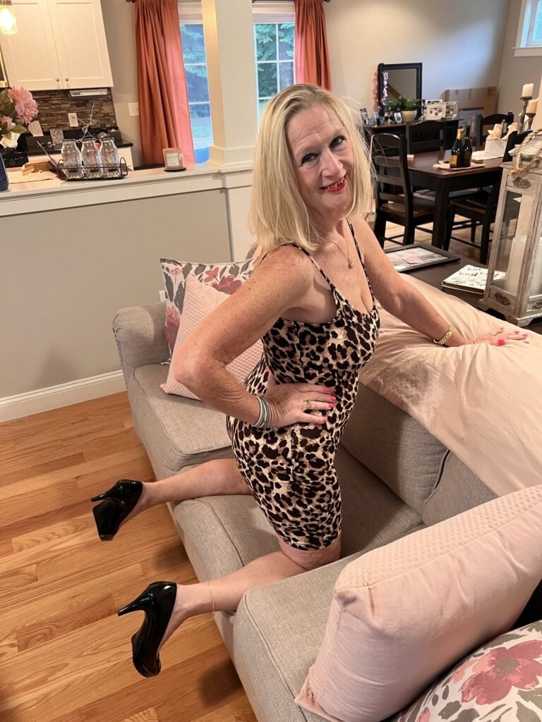 66 YEAR OLD PORN STAR DANIELLE DUBONNET( leopard print)