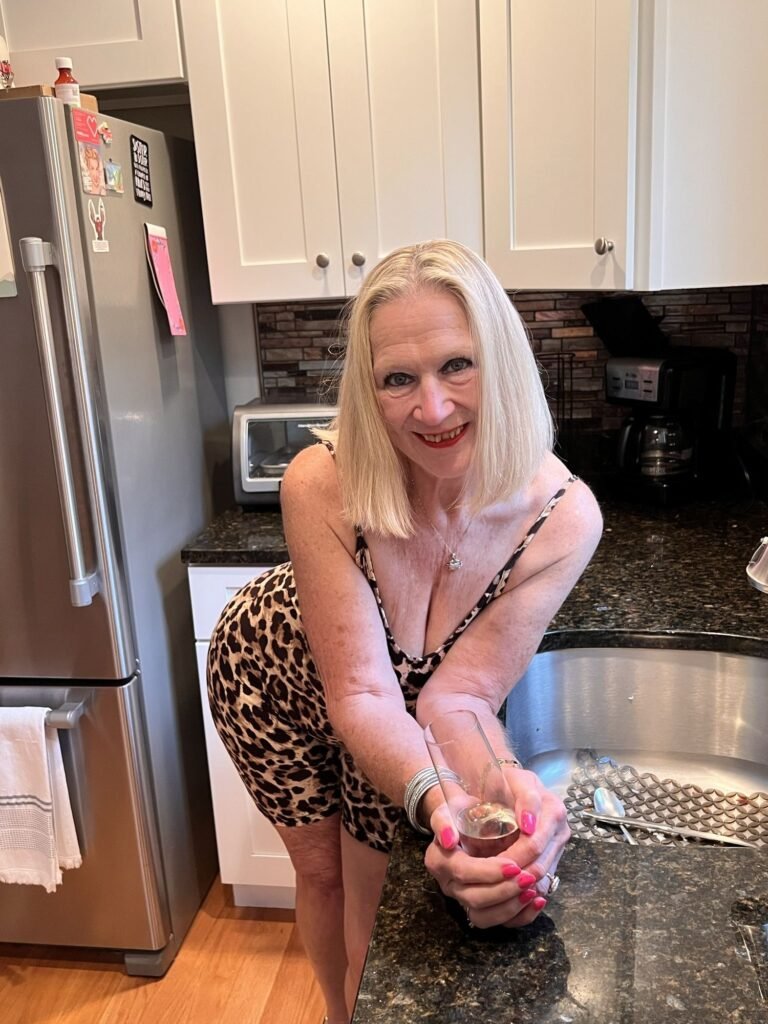 66 YEAR OLD PORN STAR DANIELLE DUBONNET( leopard print)